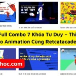 Full Combo 7 Khóa Tư Duy – Thiết Kế – Sáng Tạo Animation Cùng Retcatacademy.com