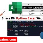 Khóa Học Python Excel Siêu Nhanh 22+ cùng pyan.vn